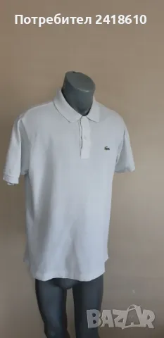 Lacoste Pique Cotton Classic Fit Mens Size 4 - M ОРИГИНАЛ! Мъжка Тениска!, снимка 3 - Тениски - 50338042