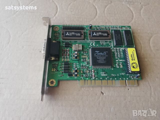 Видео карта Aristo Turbo3 Macronix MX86250E Rev.E 2MB PCI, снимка 5 - Видеокарти - 46716153