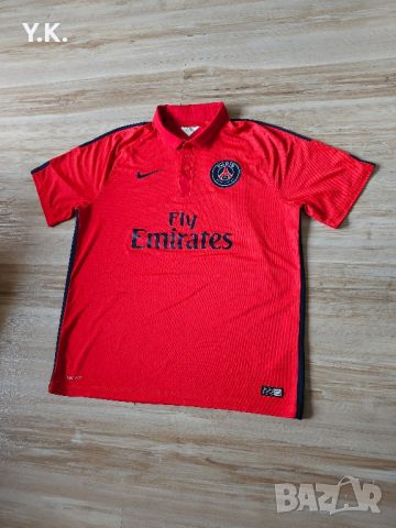 Оригинална мъжка тениска Nike Dri-Fit x F.C. PSG / Season 14-15 (Third), снимка 2 - Тениски - 45762426