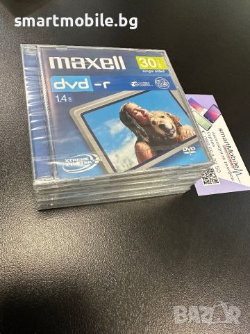 DVD-R MAXELL, 8 см, 30 мин/1.4 GB, за камери, 1 бр., снимка 1 - Камери - 45649175