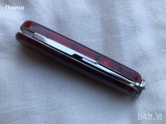 старо ножче 350 "VICTORINOX" с фенерче - мини, снимка 6 - Ножове - 46271303