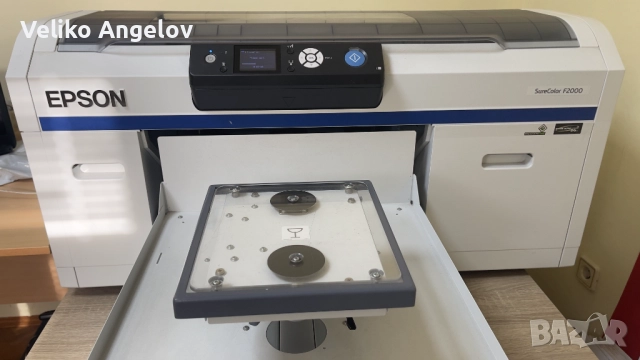 EPSON F2000 - легендата в DTG печата за светъл текстил, снимка 7 - Други машини и части - 52295434