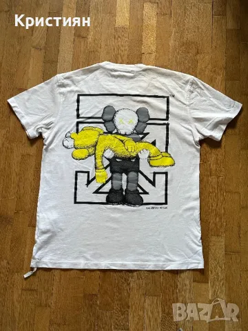 Тениска OFF-WHITE x KAWS ( L ), снимка 8 - Тениски - 47123147