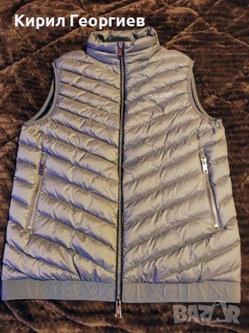 Нов мьжки елек Armani Exchange , снимка 3 - Якета - 53889866