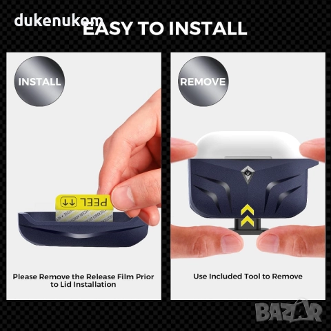 Удароустойчив твърд калъф AirPods Pro  , снимка 6 - Слушалки и портативни колонки - 51818518