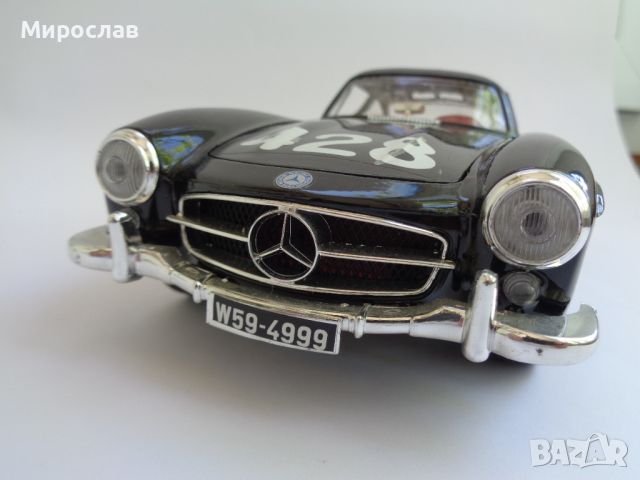 1:18 BBURAGO MERCEDES BENZ 300 SL ИГРАЧКА КОЛИЧКА МОДЕЛ, снимка 2 - Колекции - 46227043