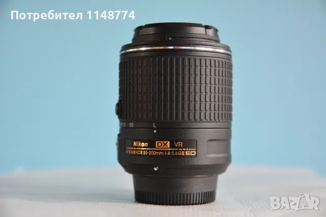 Обектив Nikkor AF-S DX 55-200mm f4-5.6G ED VR II, снимка 2 - Обективи и филтри - 46866719