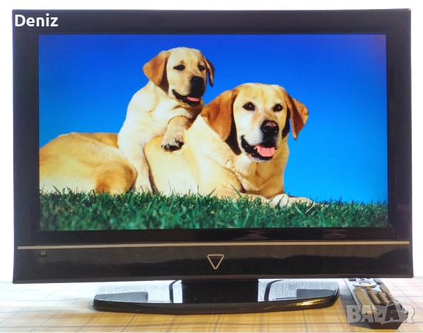 Телевизор с DVD плейър и оригинално дистанционно - Tevion, снимка 3 - Телевизори - 52904638