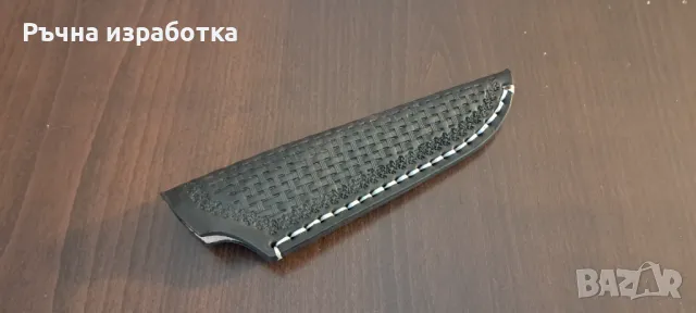 кания естествена кожа нож ножницата телешки бланк, снимка 2 - Ножове - 50261358