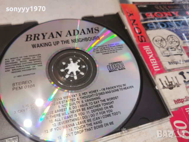 BRYAN ADAMS CD 0302261029, снимка 8 - CD дискове - 53333942