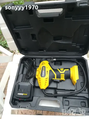 POWERPLUS-КУФАР С КОМПРЕСОР ЗА ПОМПАНЕ НА ГУМИ+ЗАРЯДНО 3003251520, снимка 13 - Аксесоари и консумативи - 49697501