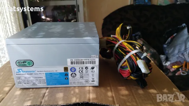 Компютърно захранване 400W Seasonic SS-400ET 80 Plus Bronze 120mm FAN, снимка 5 - Захранвания и кутии - 50342529
