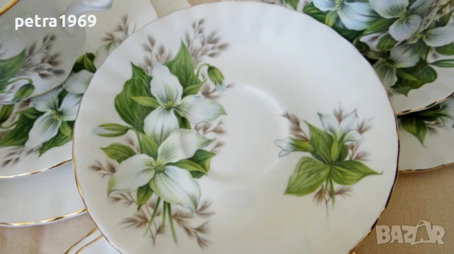 Тройни порцеланови сетове на RA от серията Trillium, снимка 4 - Чаши - 50748749