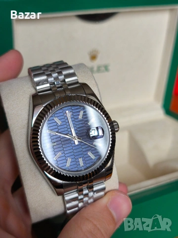 Rolex Datejust 41mm Автоматичен Часовник Пълен Комплект, снимка 4 - Мъжки - 53299216