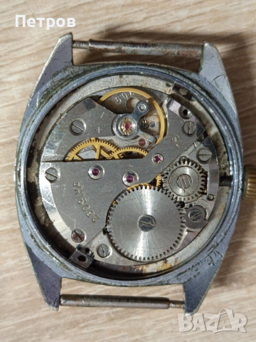 Стар ръчен часовник"Ракета", снимка 3 - Антикварни и старинни предмети - 52898603