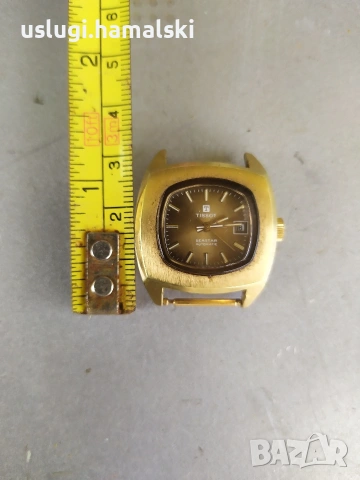 Позлатен часовник Tissot, снимка 4 - Антикварни и старинни предмети - 53720571