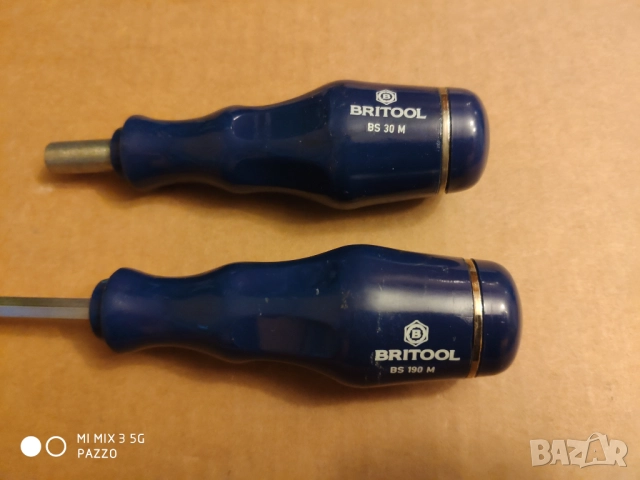 roebuck ратчет отвертка с 7битове и 18 броя вложки . BRITOOL 2броя качествени отвертки за битовe , снимка 6 - Отвертки - 52929268