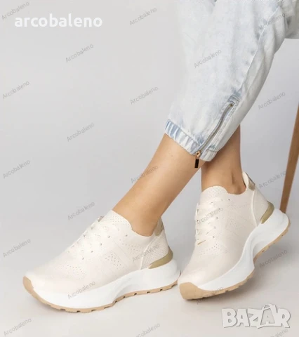 Дамски ниски маратонки със сребърна вложка от Lenkuta, 3цвята , снимка 12 - Маратонки - 51309285