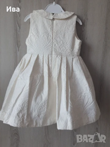 Бебешка офицялна рокля Contrast 86 см., снимка 2 - Бебешки рокли - 50884884