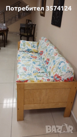 Шарено диванче , снимка 3 - Дивани и мека мебел - 52409132