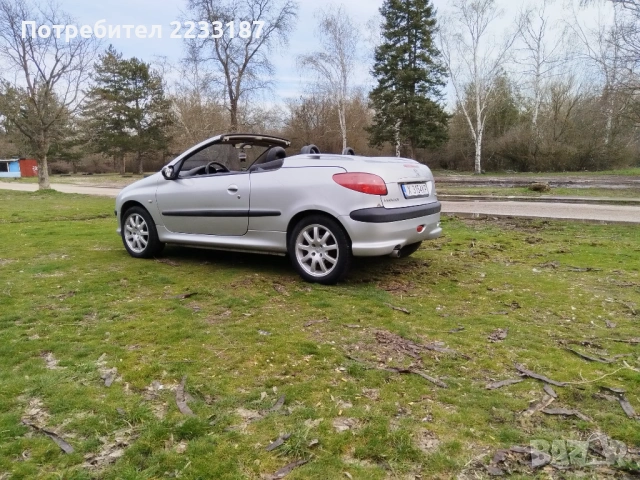 Пежо 206 CC, снимка 7 - Автомобили и джипове - 53596403