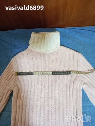 Дамски пуловер с поло яка , снимка 5 - Блузи с дълъг ръкав и пуловери - 53884584