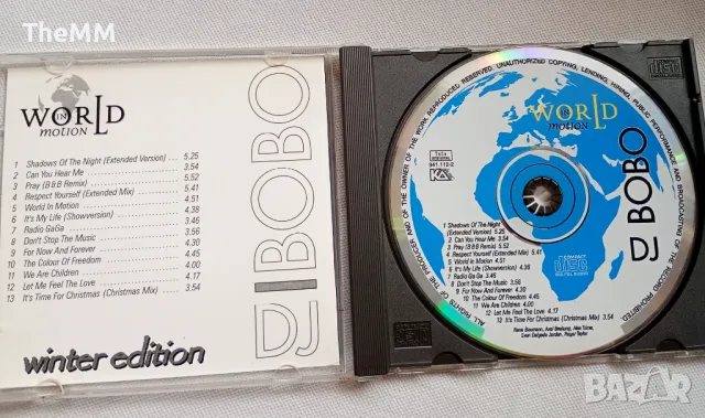 DJ Bobo - World in Motion , снимка 2 - CD дискове - 49611313