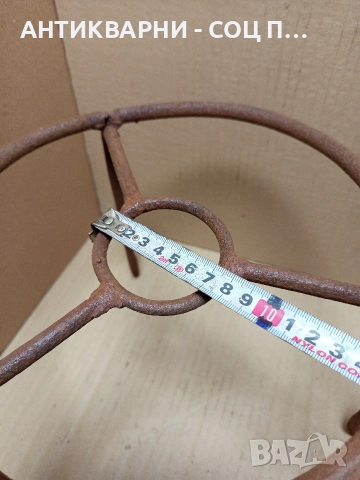 Стар Ръчно Изработен Саджек Пиростия За Огнище. , снимка 7 - Антикварни и старинни предмети - 52842188