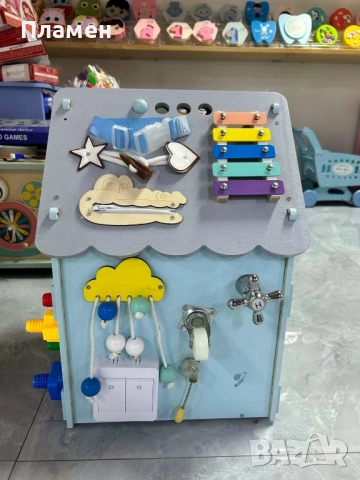 Busy Board Busy House / Бизиборд тип Къща за развитие на дечица
