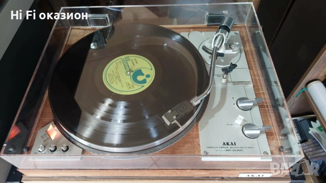 Грамофон AKAI AP-206C директ драйв, снимка 6 - Грамофони - 51038958