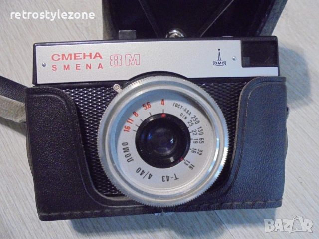 № 8546 Винтидж фотоапарат Смена 8М (SMENA 8M) – класика от СССР  , снимка 2 - Други ценни предмети - 54003036