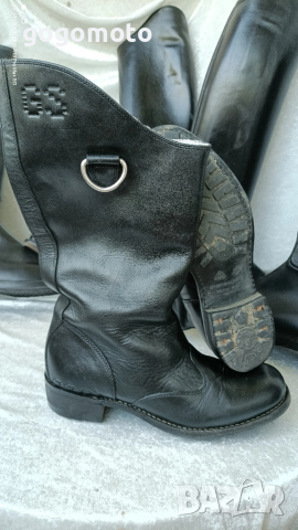 Мото ботуши, рокер боти, G-STAR RAW моторджийски ботуши , снимка 8 - Дамски ботуши - 52404705