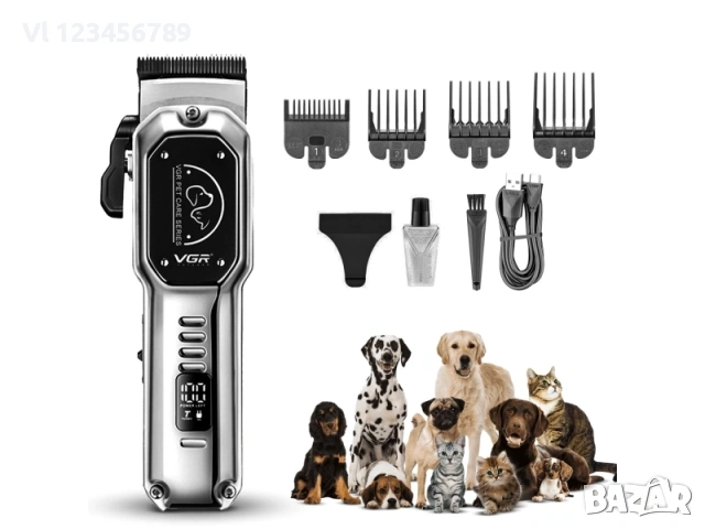 Машинка за подстригване на домашни любимци VGR V-201 , снимка 2 - Други стоки за животни - 53864278
