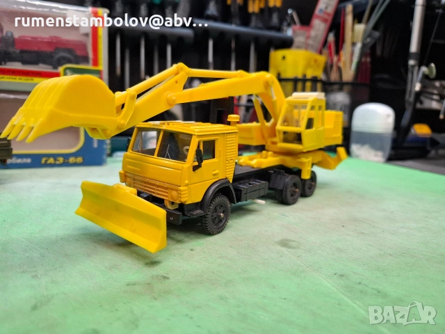 КамАЗ 5320 с багерна установка ЕО 3323 - Конверсия, 1/43, Елекон / Арек