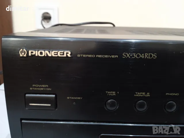 Усилвател Pioneer SX -304 RDS, снимка 3 - Ресийвъри, усилватели, смесителни пултове - 48469087