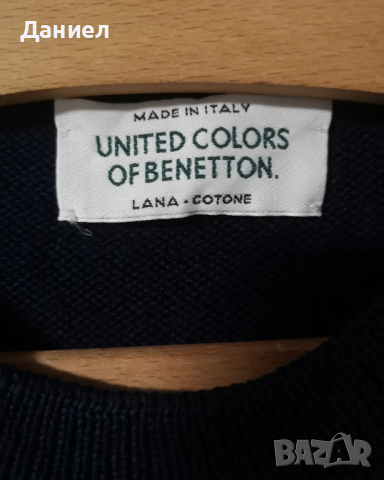 Пуловер United colors of benetton Lana Cotone., снимка 2 - Пуловери - 44979879
