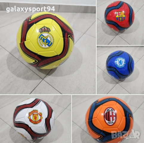 Футболни топки Юноша: Барселона Ювентус Реал Мадрид Манчестър, снимка 2 - Футбол - 50801069