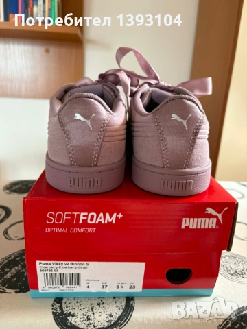 Нови розови кецове Puma 37 номер, снимка 3 - Кецове - 54257296