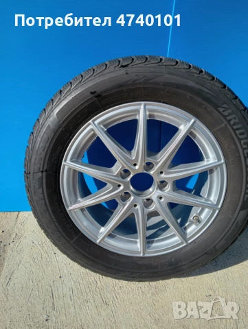 Джанти с гуми за Mercedes комплект 205/60/16, снимка 2 - Гуми и джанти - 53598924
