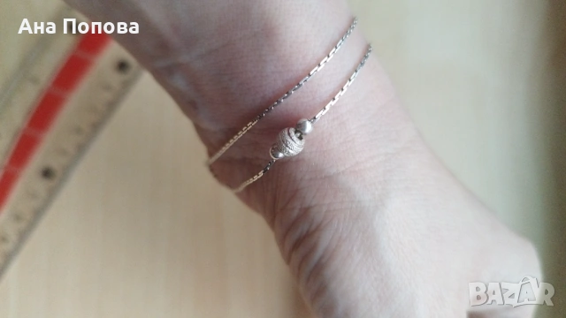 Сребърна гривна, италианско сребро