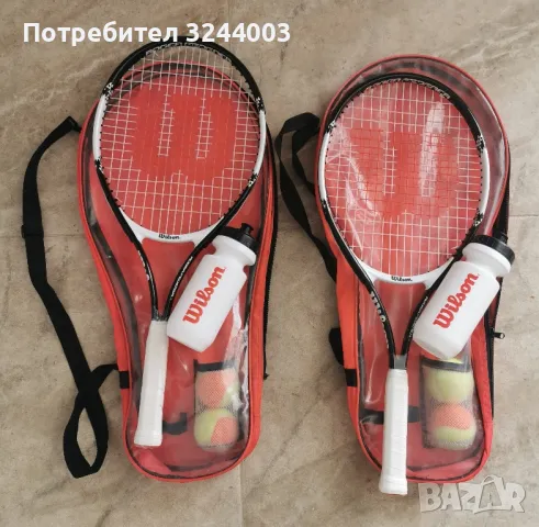 Ракети за тенис Wilson Roger Federer 25 starter set , снимка 1 - Тенис - 47129391