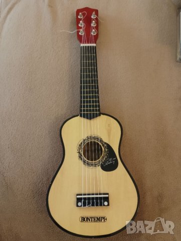 Детска дървена китара BONTEMPI. , снимка 1 - Китари - 46248428