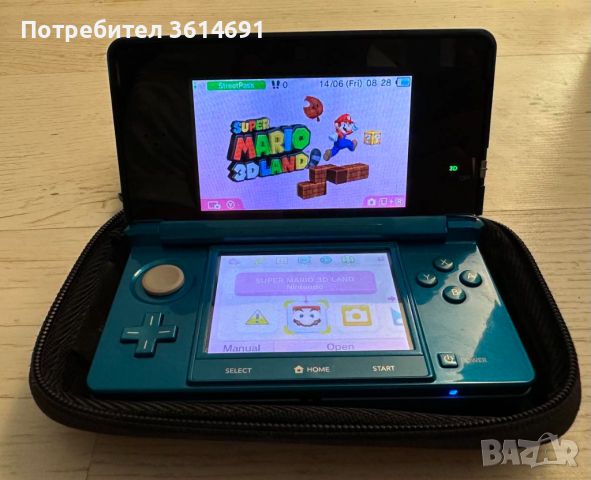 Nintendo 3DS, пълен комплект + 4 игри., снимка 1 - Nintendo конзоли - 46206849