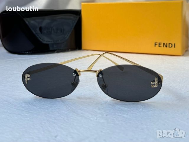  Fendi Дамски слънчеви очила елипса овални 4 цвята, снимка 3 - Слънчеви и диоптрични очила - 45180086