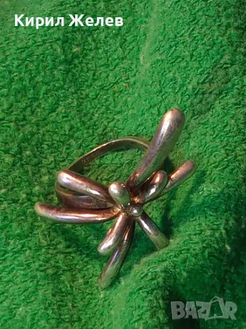 ШИКОЗЕН АРТ ДИЗАЙН СРЕБЪРЕН ПРЪСТЕН РОДИРАНО СРЕБРО 925 ХУДОЖЕСТВЕНА БИЖУТЕРСКА ИЗРАБОТКА 37096, снимка 12 - Пръстени - 50136114