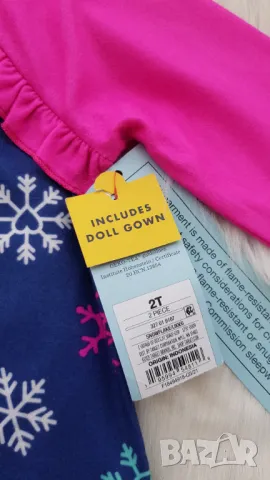 Детска рокля 2 години + рокля за кукла - НОВИ, снимка 6 - Бебешки рокли - 49648255