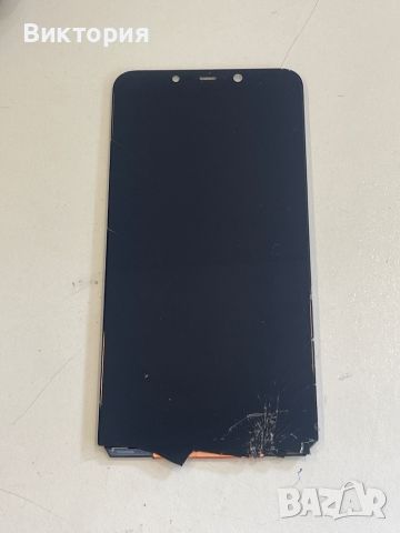 Xiaomi Pocophone - здрав дисплей, счупено стъкло, снимка 1 - Резервни части за телефони - 46443652