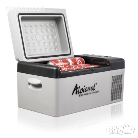 Alpicool 20L компресорен авто хладилник с фризер Bluetooth 12V 24V 220V хладилна кутия, снимка 2 - Аксесоари и консумативи - 54250517