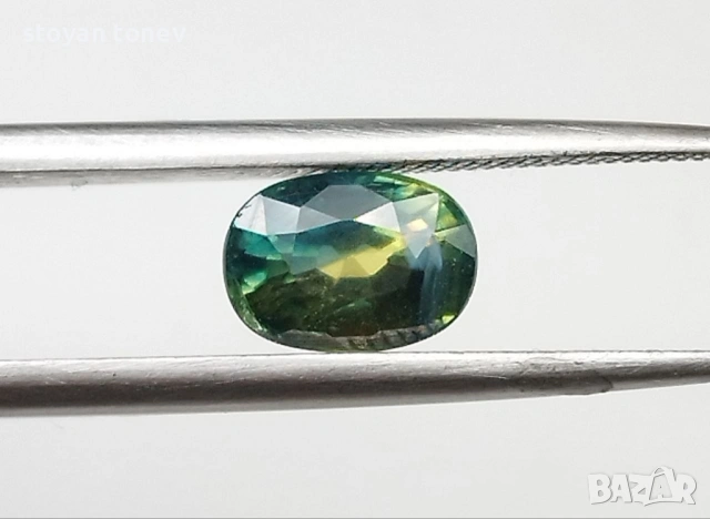 Рядък ненагряван многоцветен сапфир 1,41 карата! Сертификат!, снимка 12 - Други - 54197078