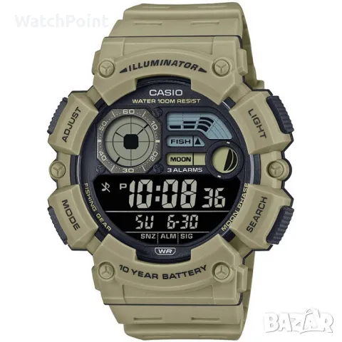 Мъжки часовник Casio Fishing Gear - WS-1500H-5BVEF, снимка 1 - Мъжки - 49214510